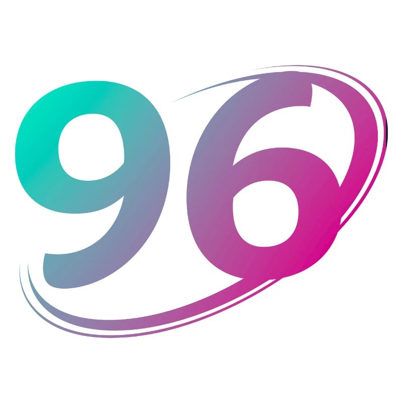 Number 96 multicolor