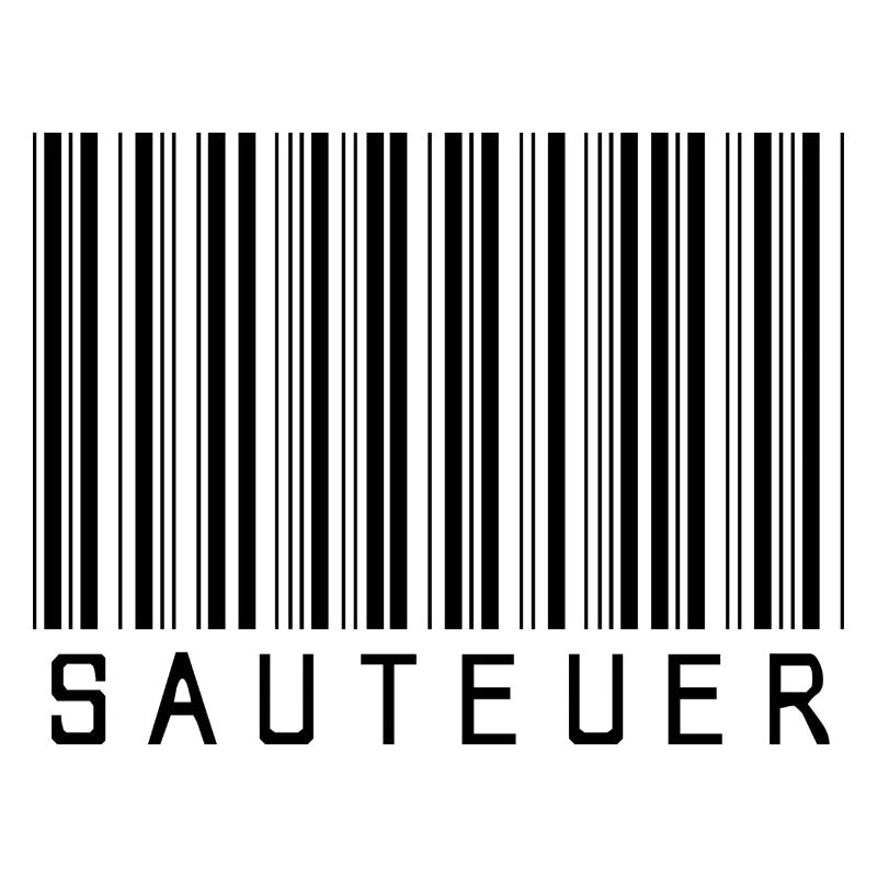 Strichcode "SAUTEUER" black/schwarz