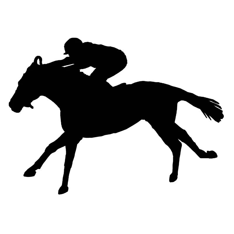 Pferd BLACK/white