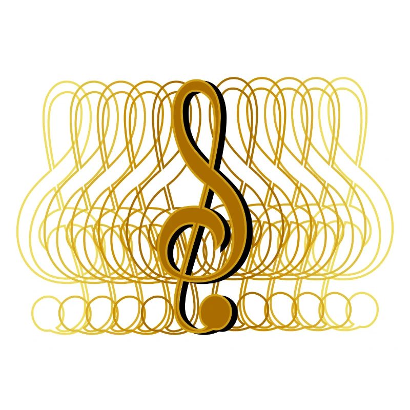 Clef cool gradient, fade, gradient