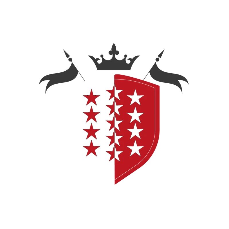 Drapeau Valais - Wallis