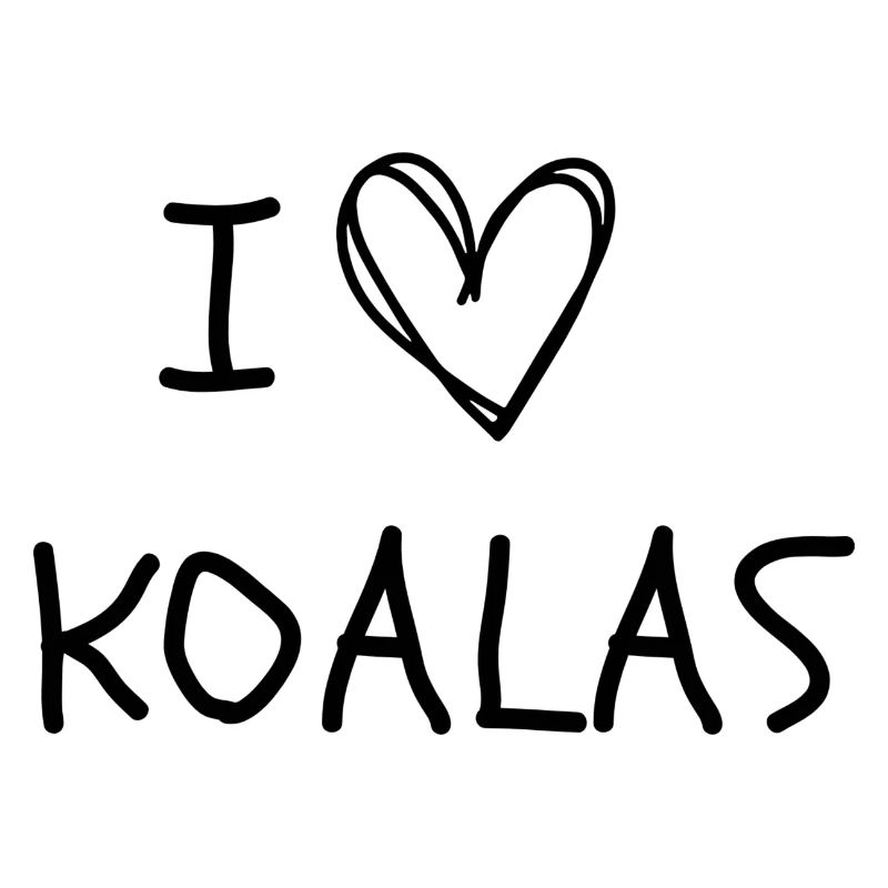 Ich liebe Koalas