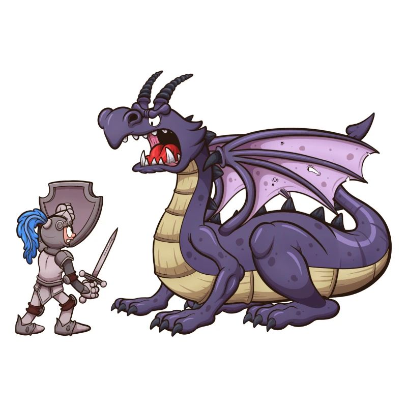 Ritter VS Drache
