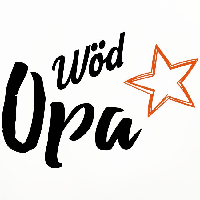 Vorschau: Wöd Opa - Untersetzer (4er-Set)