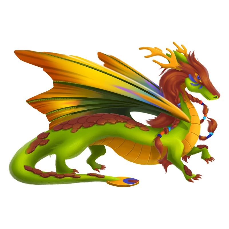 Magischer Erde Drache - Drachen der Elemente