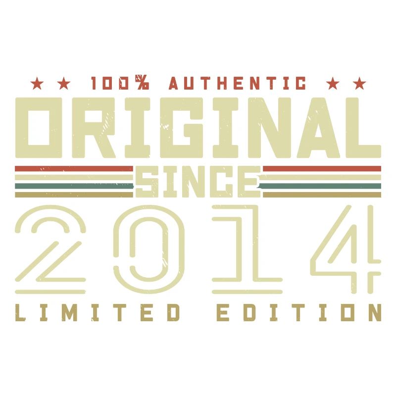 Original 2014 Retro 2014 Birthday Gift