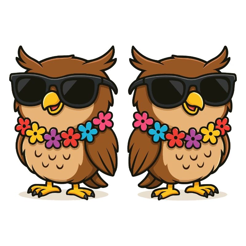 Collier de fleur de hibou 2