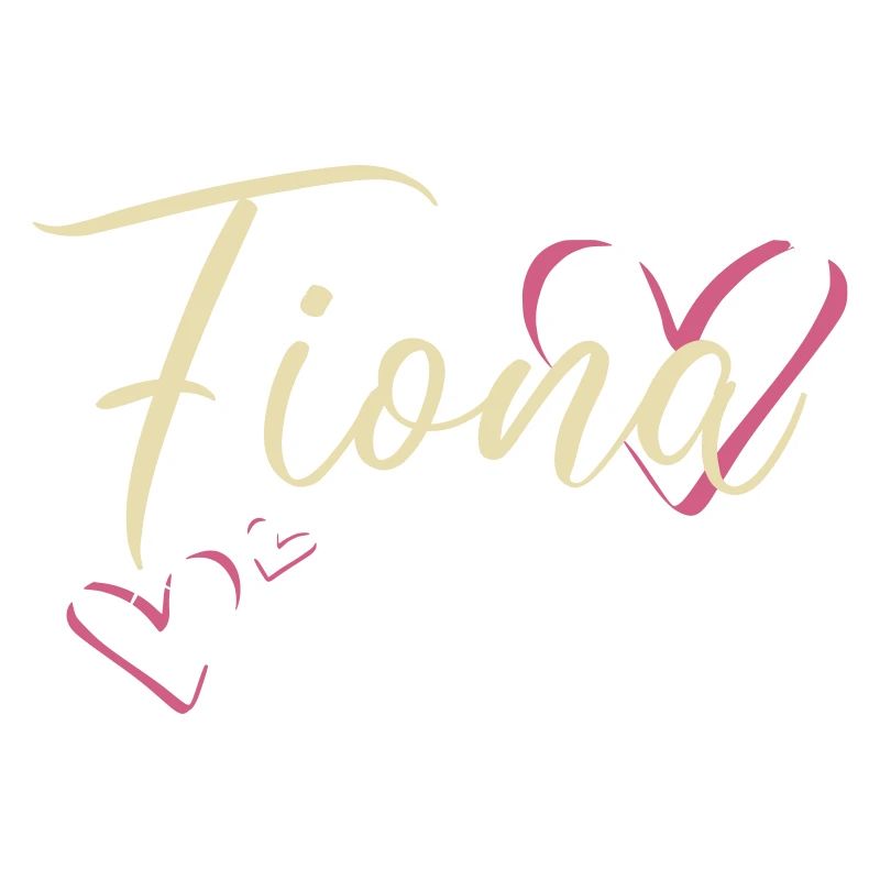 Fiona Last name First name Calligraphy heart