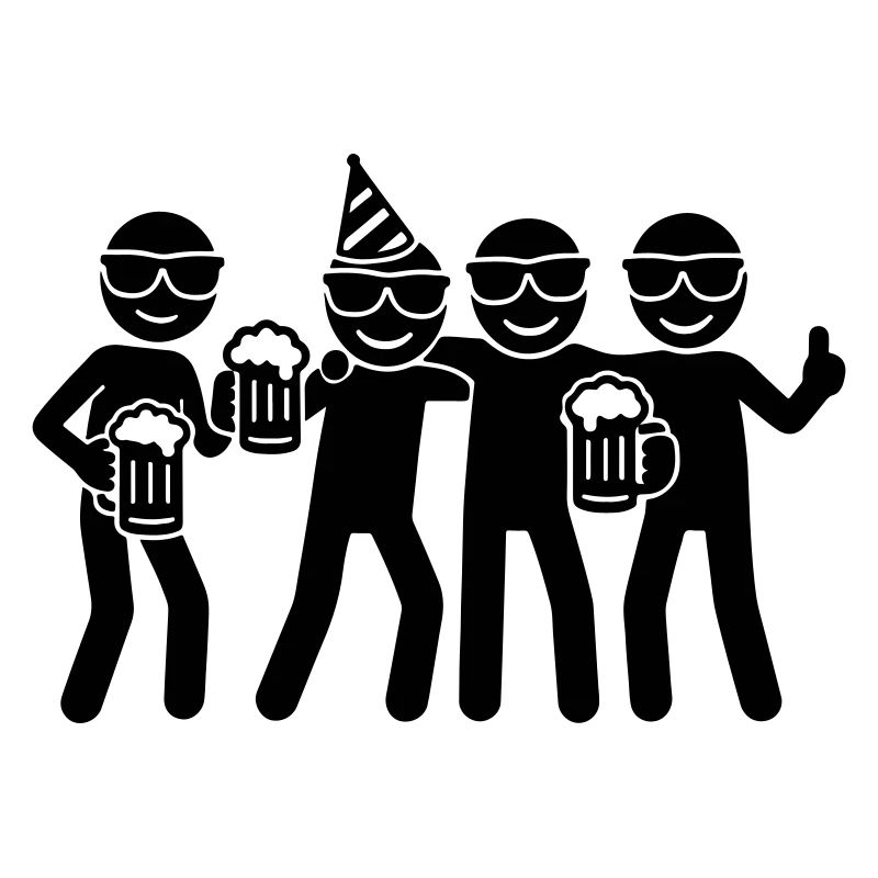 Fête de groupe d’anniversaire