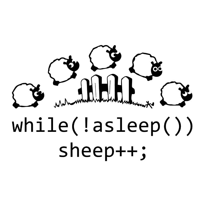 while! asleep
