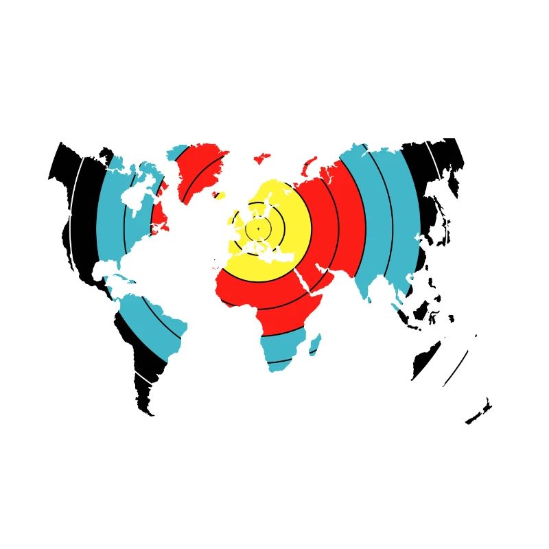 Archery World Map