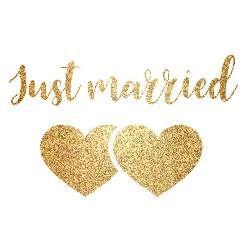 just married 2hearts