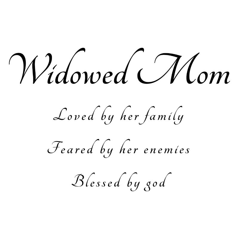 verwitwet Mama Spruch