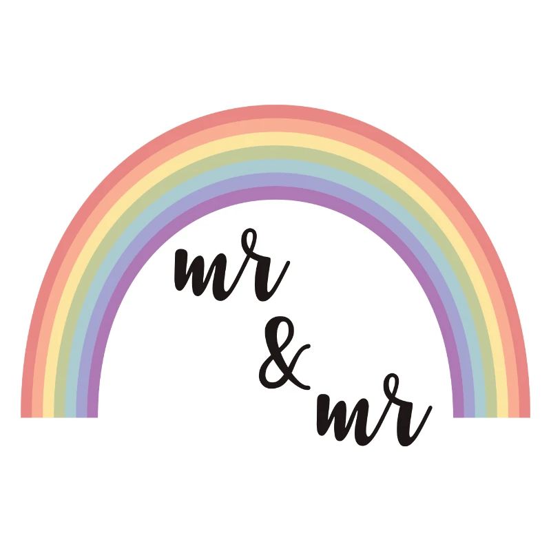 Mr and Mr Regenbogen Geschenk