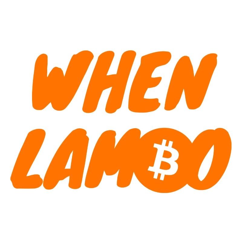 Crypto When Lambo BTC Bitcoin 1