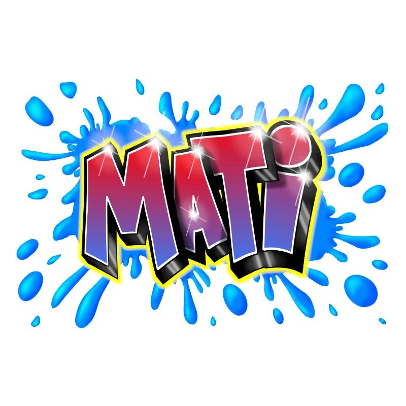 Mati graffiti printable on everything