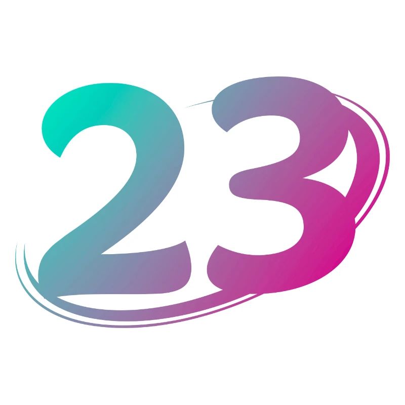 Number 23 multicolor