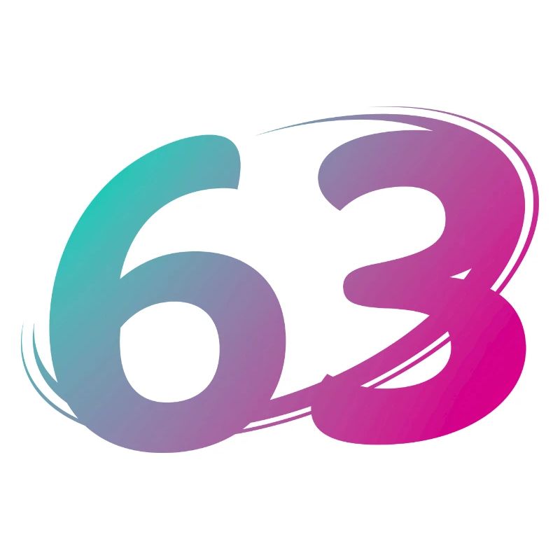 Number 63 multicolor