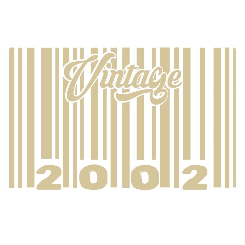 vintage 2002 Code barre 2002: Année 2025.