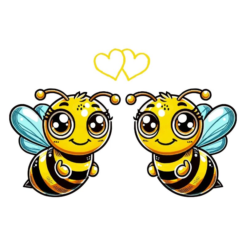 biene cartoon comic love