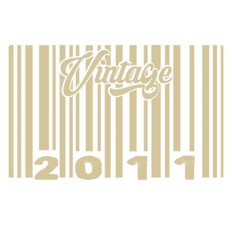 vintage 2011 Code barre 2011: Année 2025.