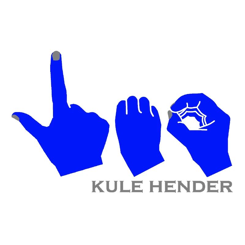 Löwe mit blauer Farbe