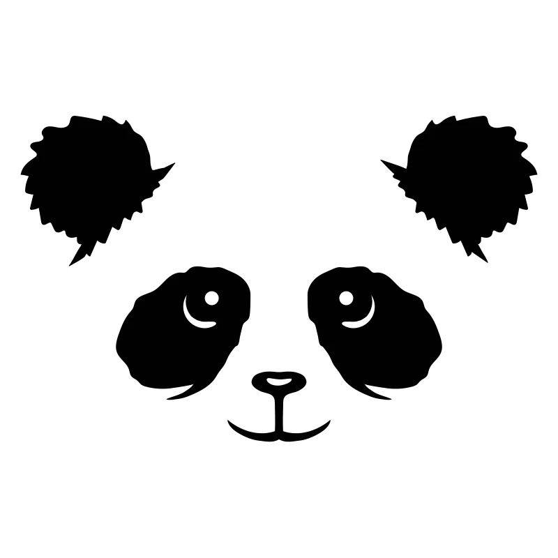 Panda Bear Face Cute Head Cute Smile Cute Nice