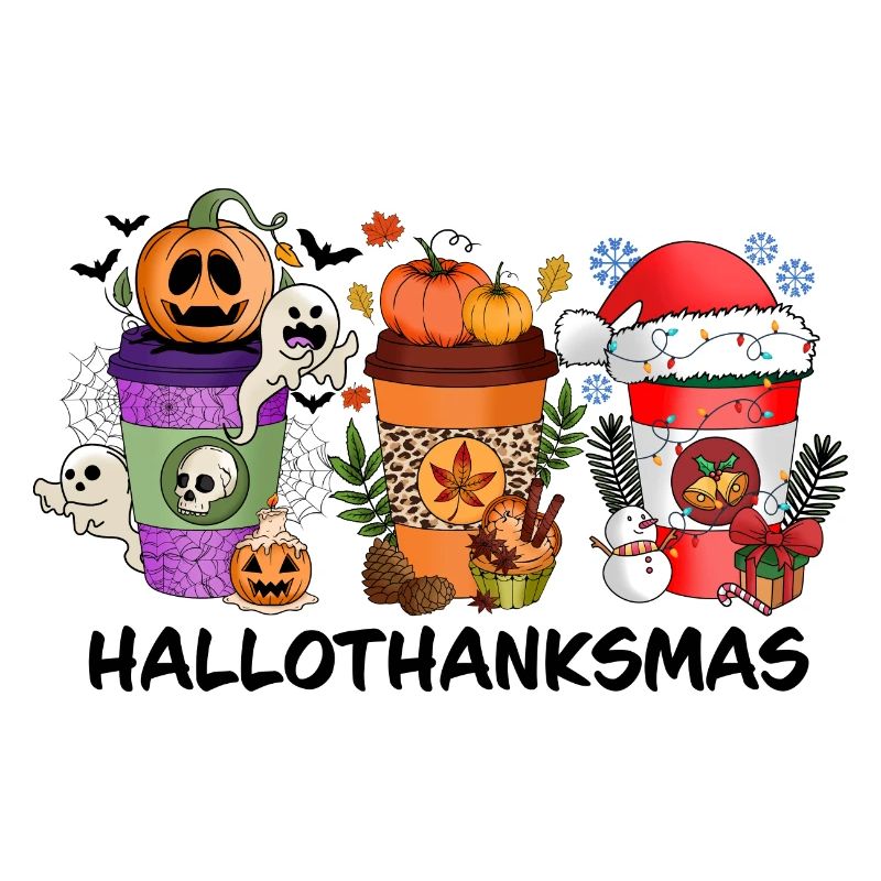 Happy Hallothanksmas Coffee Lover