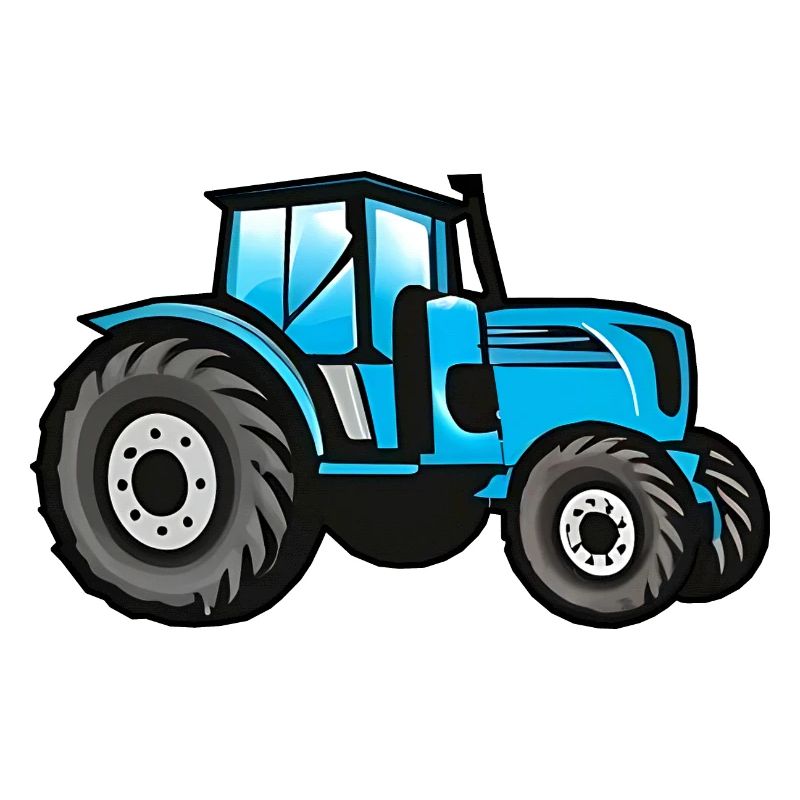 Großer Blauer Traktor