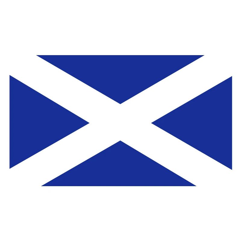 Écossais drapeau d'une couleur