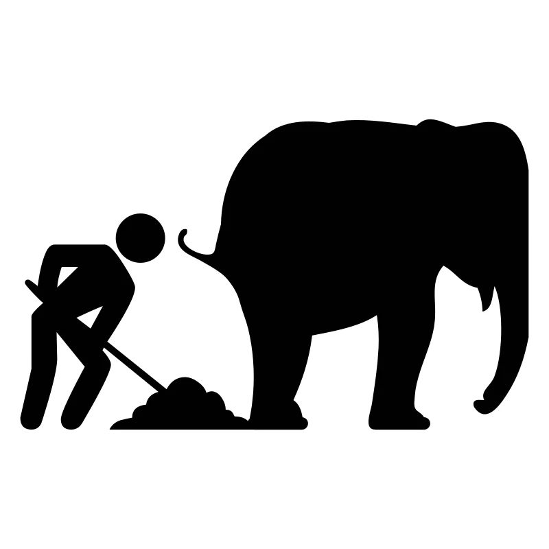 Elephant shit