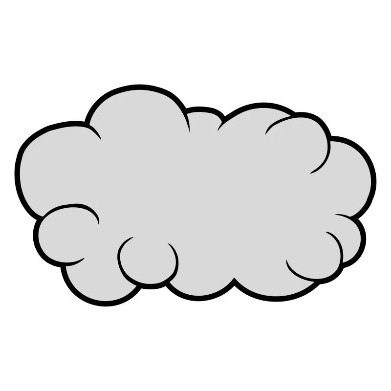 Conception de dessins animés cloud