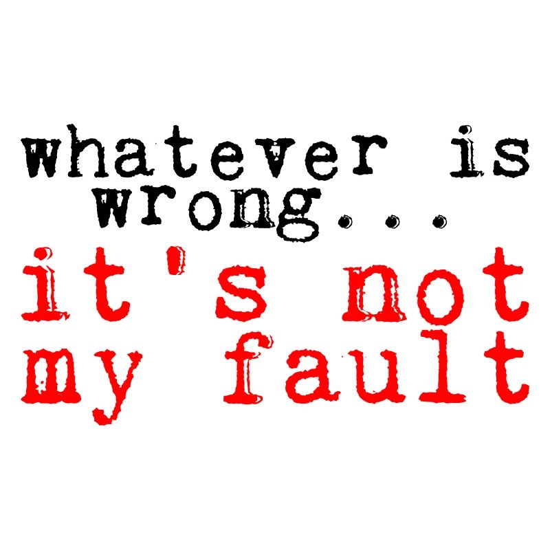 Whatever Is Wrong, It's Not My Fault! 3