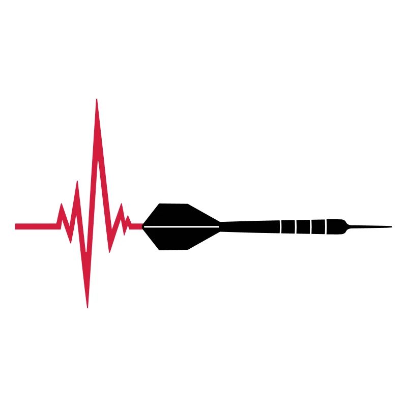 pulse heartbeat frequency logo text play darts v