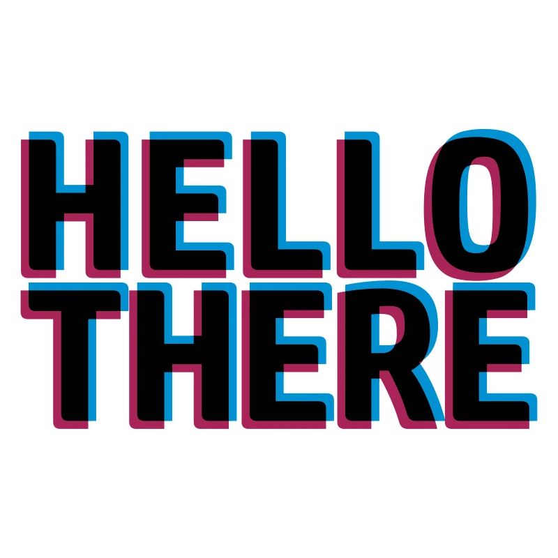 3D effect Hello