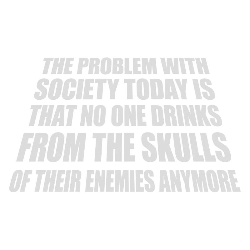 drinks from enemies skulls