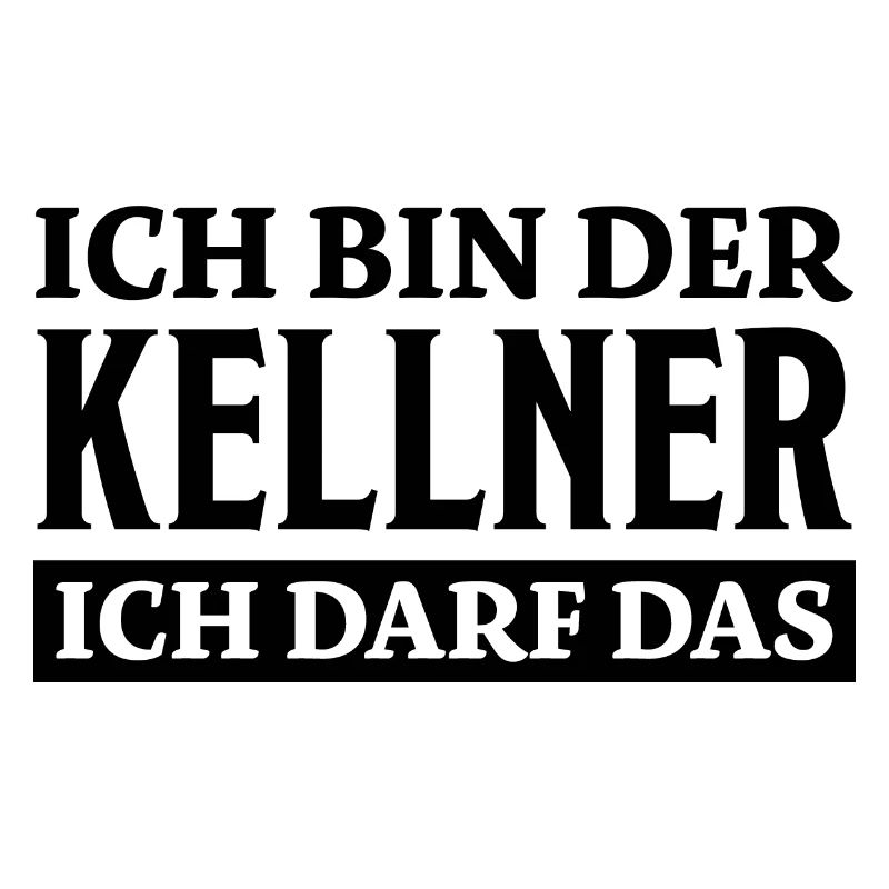 Kellner Spruch Restaurant Lustige Kellner Geschenk