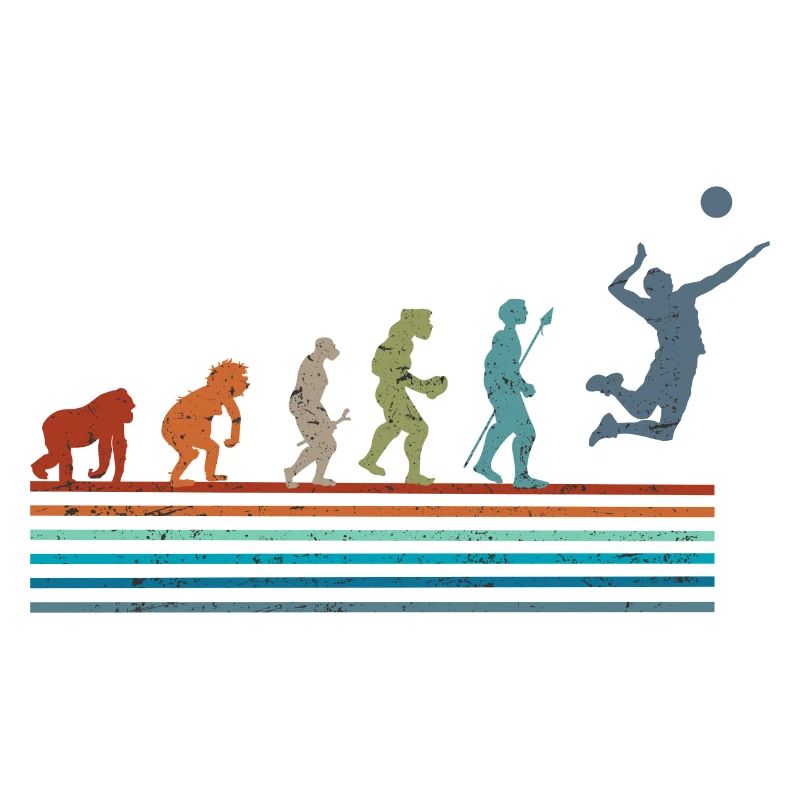 Retro vintage cricket evolution