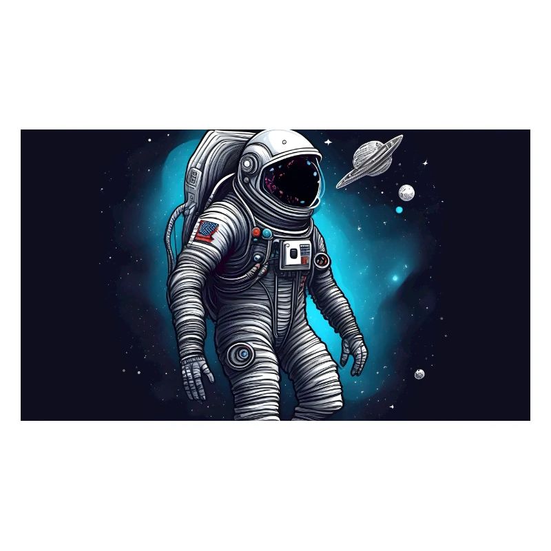 astronaute, perdu dans l’espace