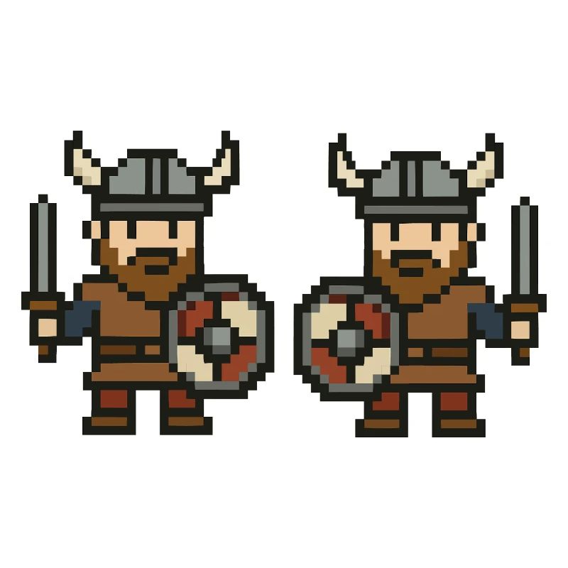 wikinger comic pixel 2
