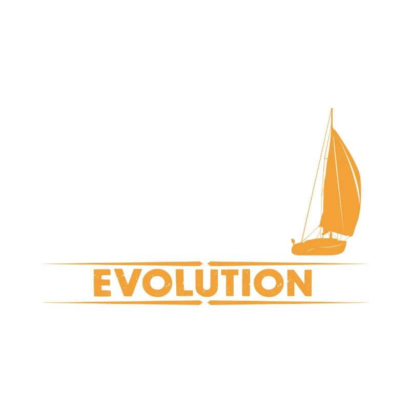 Evolution de la voile - orange/blanc