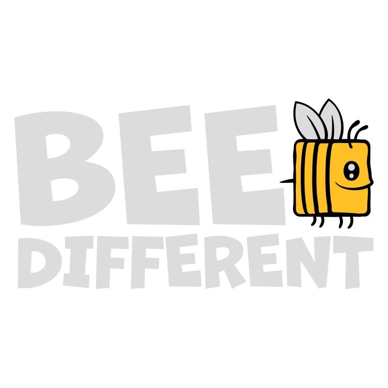 bee different Spruch Zitat