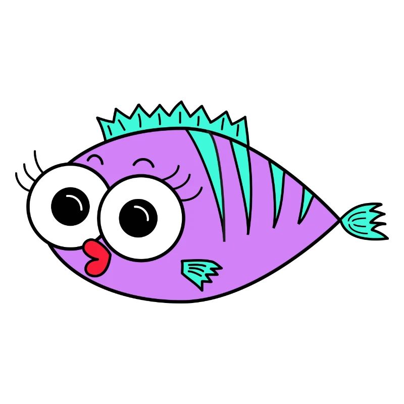 Fisch Lila