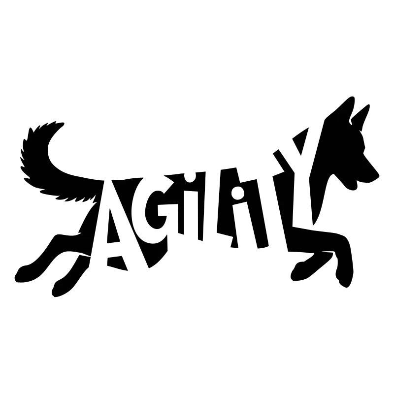 Agility Malinois SVG Vector Color Selectable