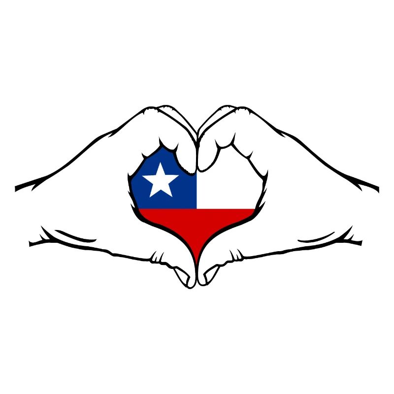 Chile Heart Shape with Hands