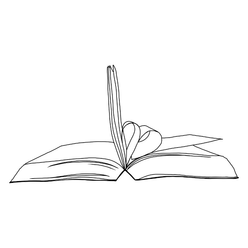Buch mit Herz