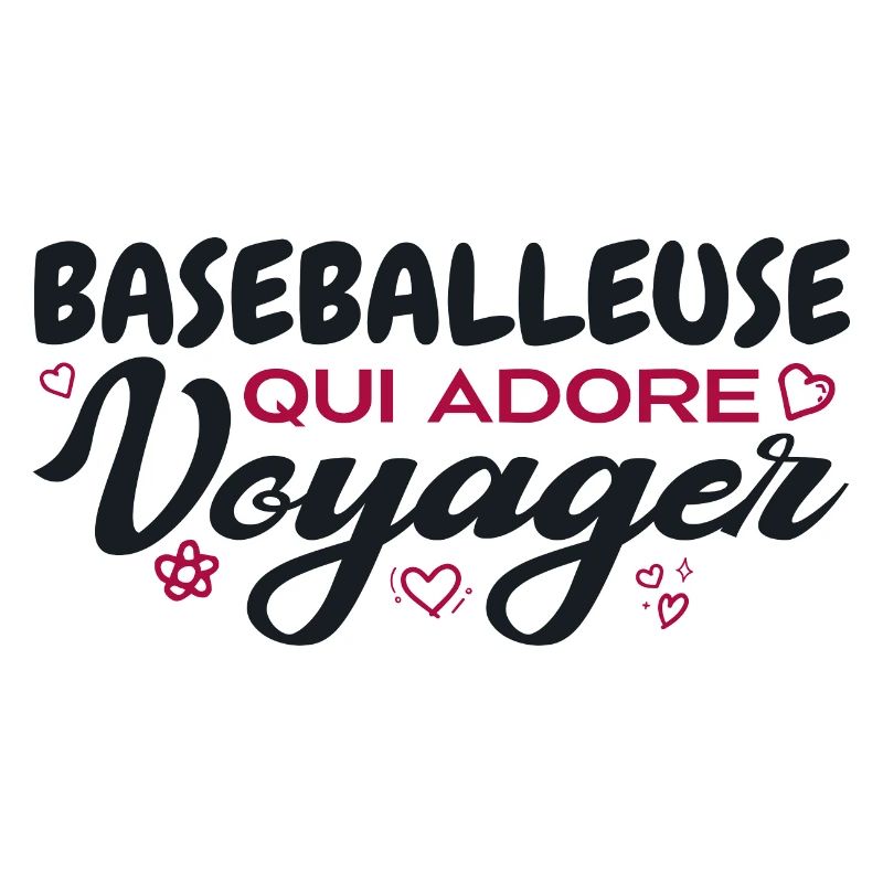 Baseballeuse globe-trotteuse passionnée de voyages