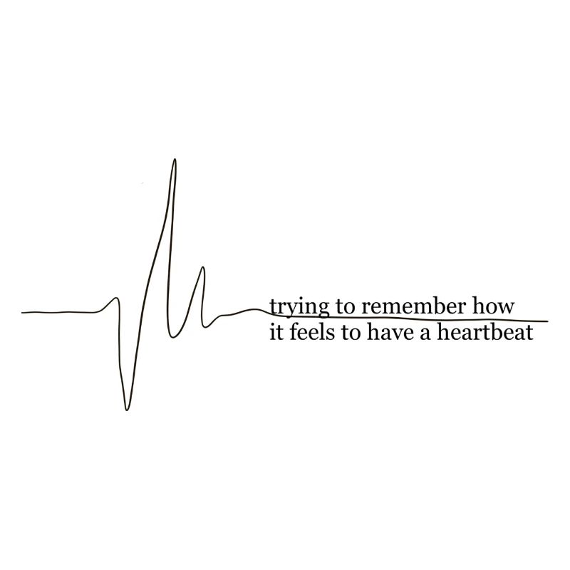 Heartbeat black