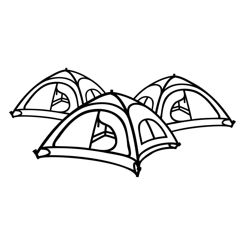 Freunde Zelt Camping Crew