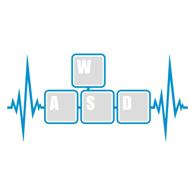 Computer WASD Keyboard Keys